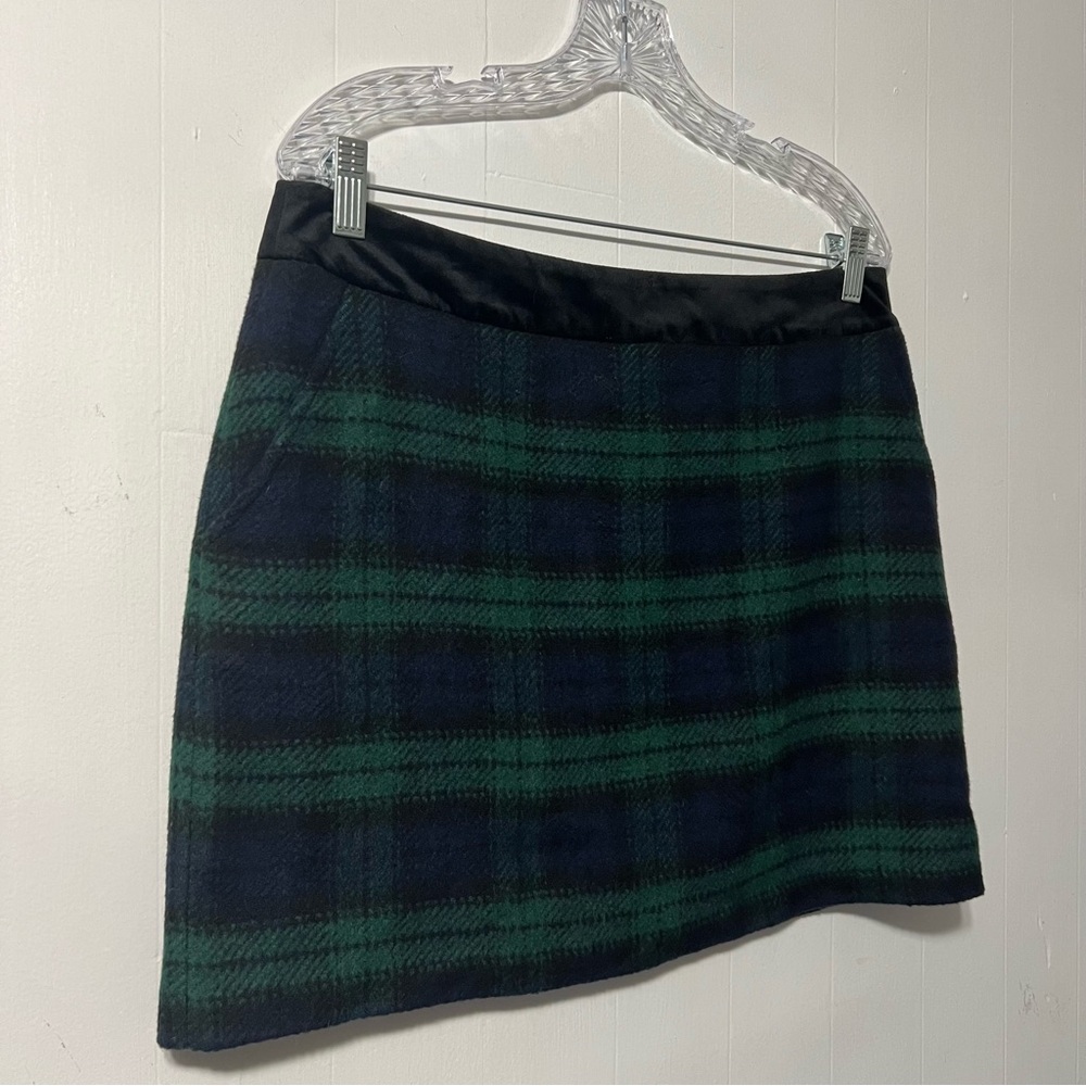Jack Wills Plaid Wool Blend Academia Preppy Tartan A-line Mini Skirt 10 - Picture 12 of 12